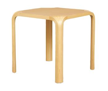 710. An Alvar Aalto birch and ash table, for Artek, Finland.