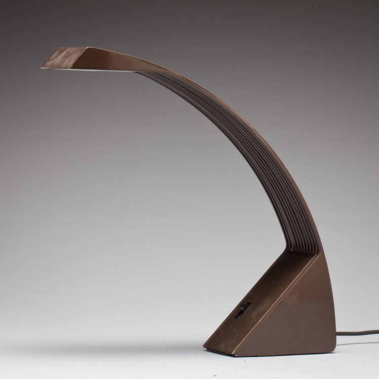 SKRIVBORDSLAMPA, 'Arcrobaleno'. Design Marco Zotta för CIL.  Italien. 1980-tal.