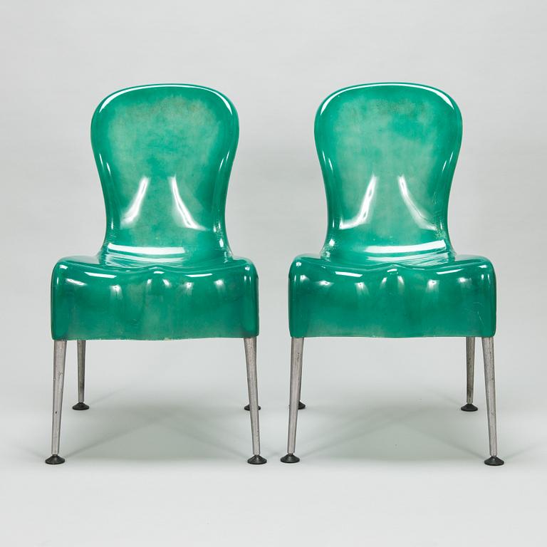 Steven Holl, a pair of 'Kiasma chairs'. Design year 1996-98.