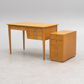 A 1940's/50's desk,.