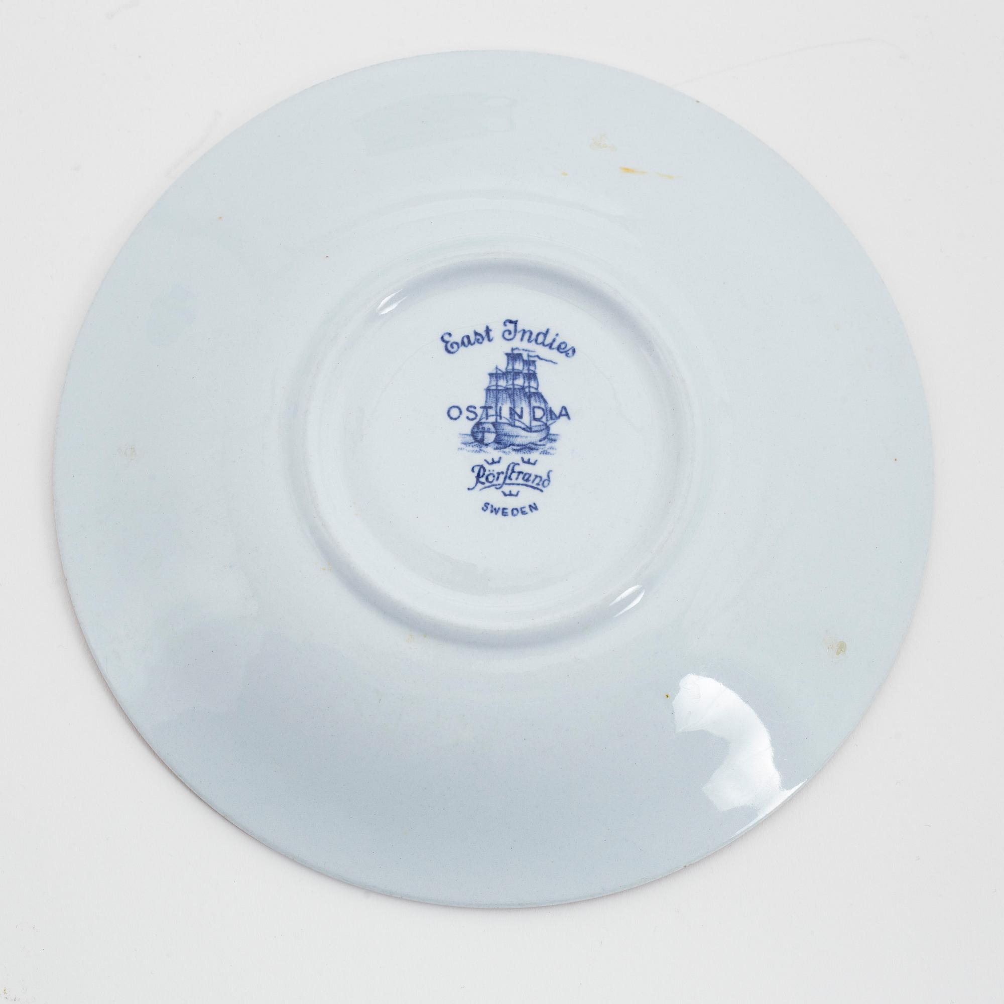 Matservis, 88 delar, porslin, "Ostindia", Rörstrand, 1900-tal.