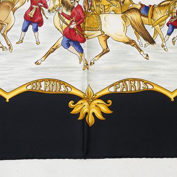 Hermès, scarf, "Les Chevaux des Empereurs Moghols".