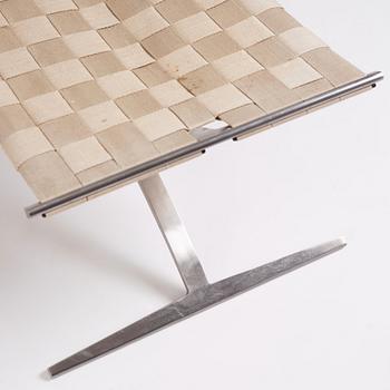 Preben Fabricius & Jørgen Kastholm, a model "4391" folding stool, Bo-Ex, Denmark, early 1960s.