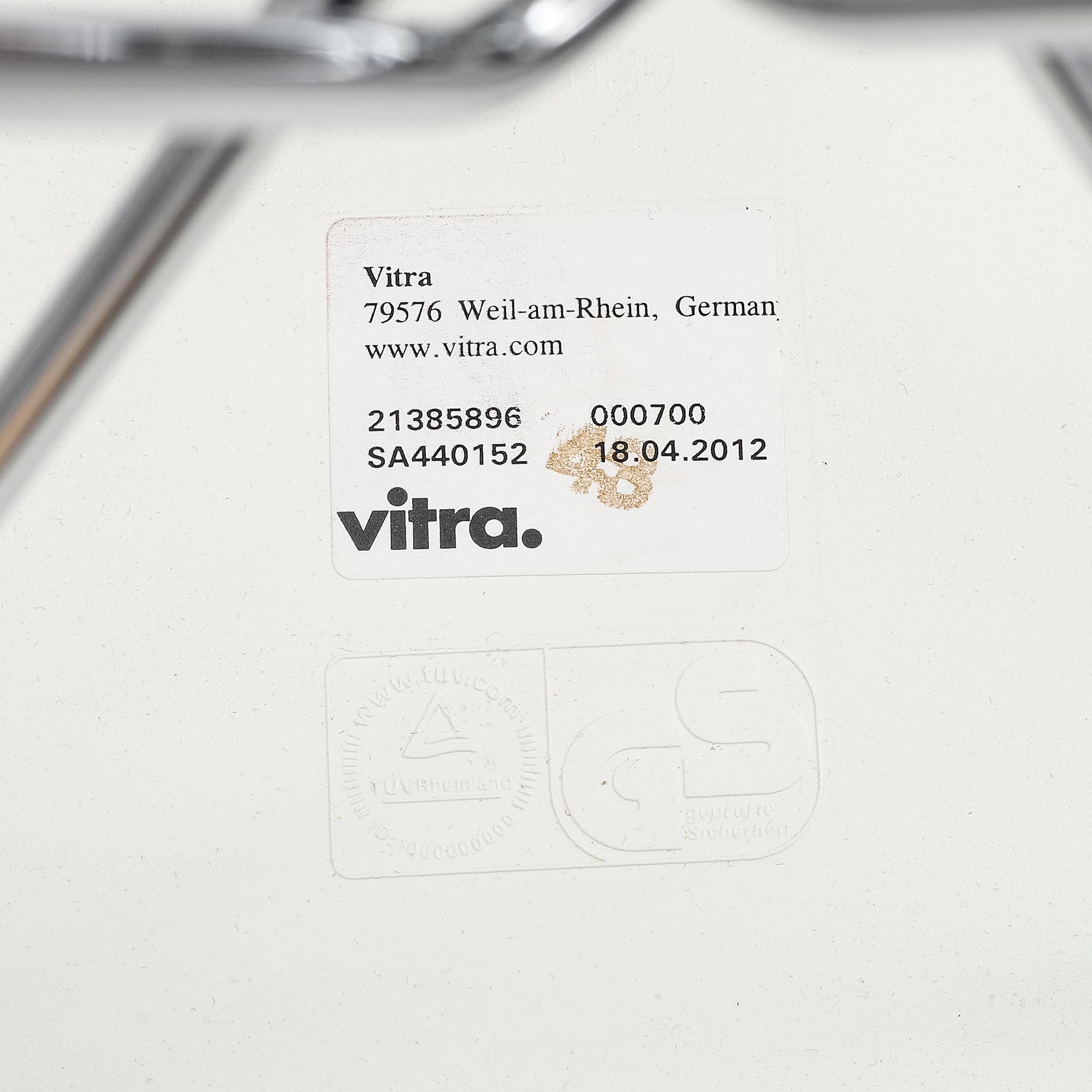 CHARLES AND RAY EAMES, six DSR chairs, Vitra, 2012.