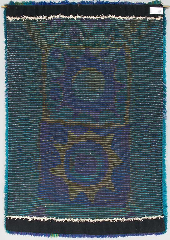 Ritva Puotila, ryijy, "Ares", 1960-luku. N. 180 x 125 cm.