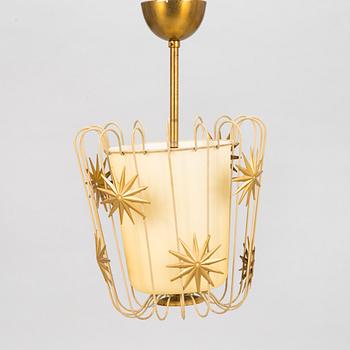 A 1940s pendant lamp, Swedish Modern.