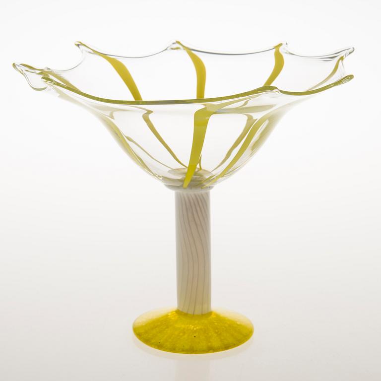 TIINA NORDSTRÖM, taidelasi, "Avoin", signeerattu Tiina Nordström Nuutajärvi 1996.