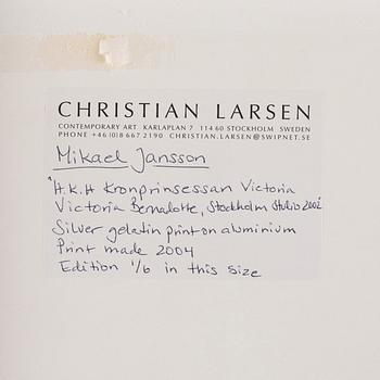 Mikael Jansson, "H.K.H Kronprinsessan Victoria, #2 Stockholm Studio, 2002".