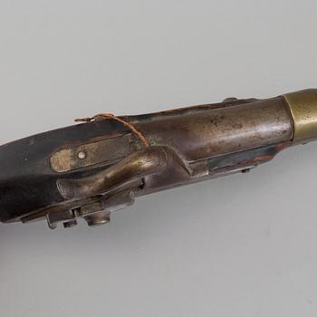 A Swedish royal navy percussion pistol from the first half of the 19th century.