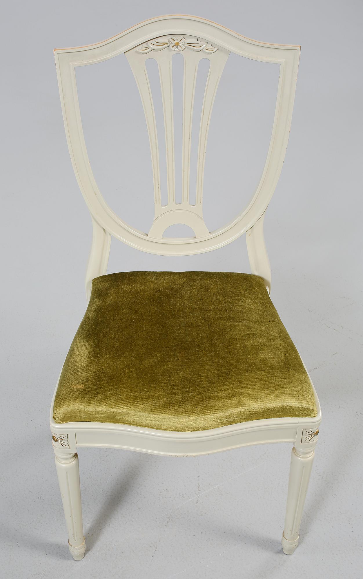 STOLAR, 4 st, gustaviansk stil, 1900-talets andra hälft.