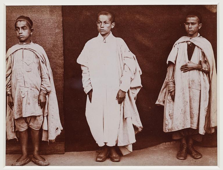 12 photographs of Kabylian children, ca 1910.