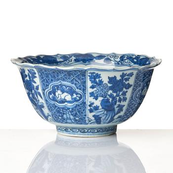 A blue and white bowl, Ming dynasty (1368-1644).