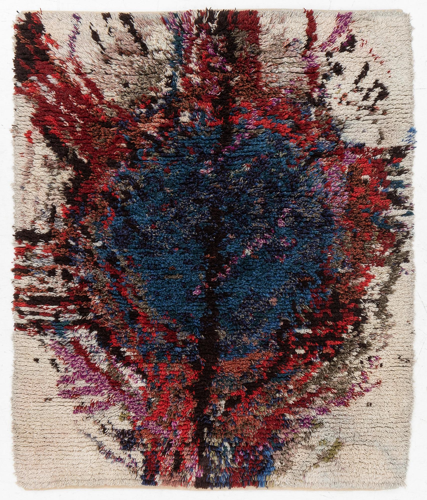 Reino Koski, matta, rya, Neovius, ca 150 x 120 cm.