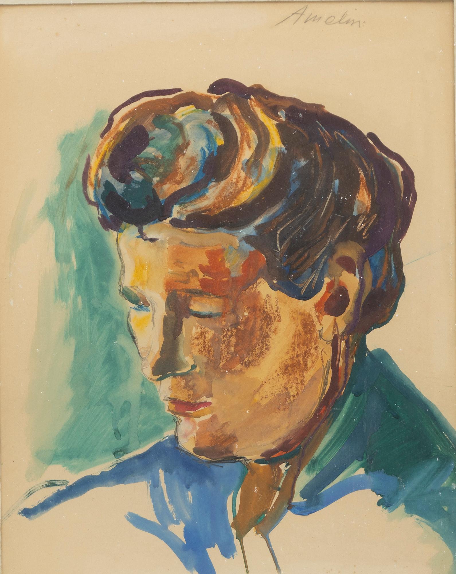 Albin Amelin, Portrait of Karin Amelin.