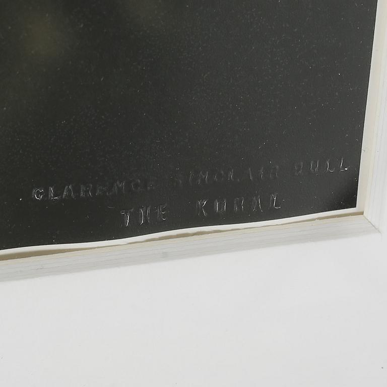 CLARENCE SINCLAIR BULL, fotografi, "The Koral collection", numrerad 62/99, stämplad à tergo.