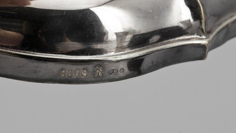 LJUSSTAKAR, ett par, silver, svenska importstämplar, 1900-tal.