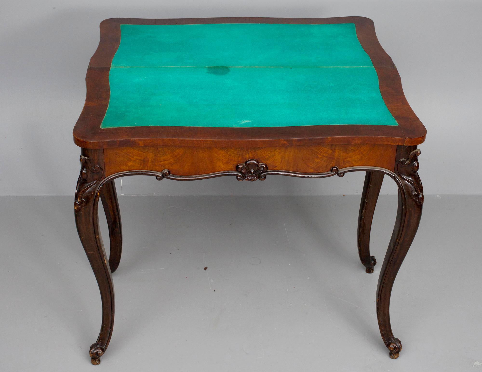 SPELBORD, rokoko stil, 1800-talets slut.