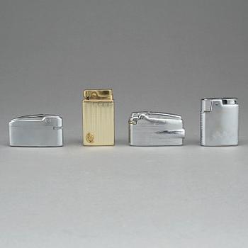 TÄNDARE, 4 st, Ronson, Crown och Aurora, 1900-tal.