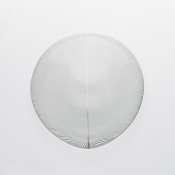 TAPIO WIRKKALA, DISH. Leaf. Signed Tapio Wirkkala, Iittala -55.