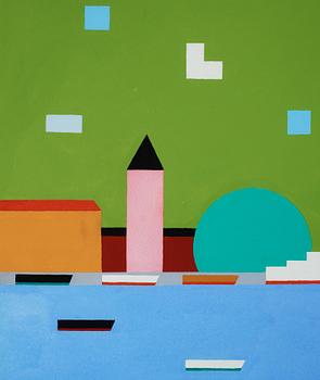 KG Nilson, gouache, signed KG Nilson and dated 2011.