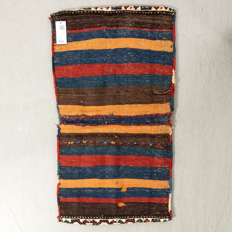 Saddle bag Kashgai Khorjin antique approx. 110x60 cm.