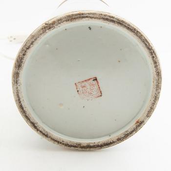 Table lamps 2 pcs China 20th century porcelain.