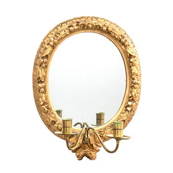 Mirror wall sconce Baroque style second half of the 19th century.