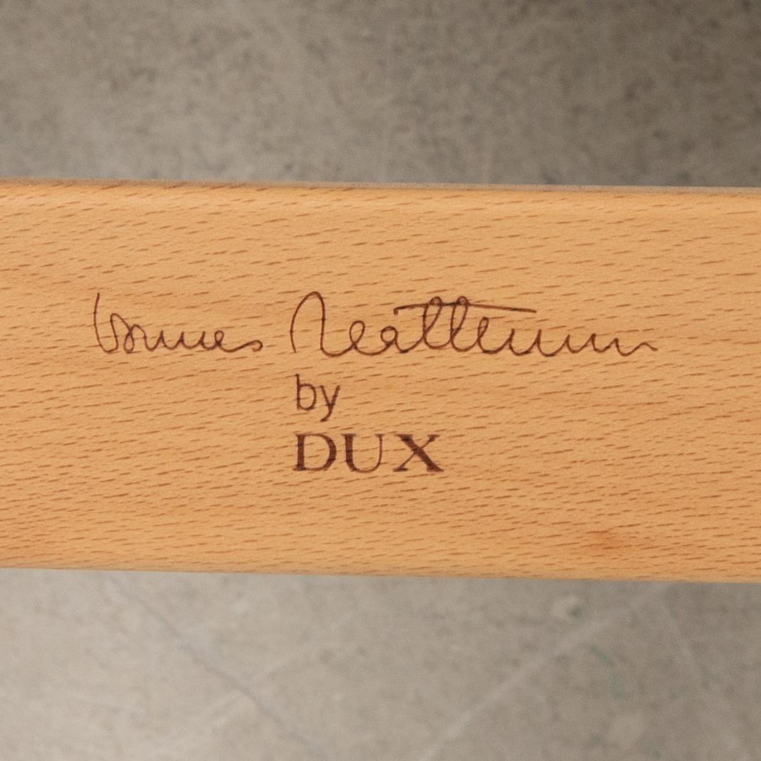 Bruno Mathsson, armchair with footstool, "Pernilla", Dux.