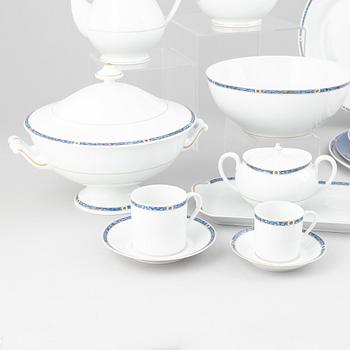 A 78 piece porcelin 'Châtelaine Bleu' dinner service, and 24 piece 'Lazuli, 'Haviland, Limoges, France.