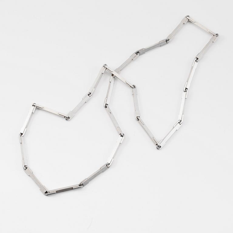 COLLIER, sterlingsilver, Lapponia, Finland 1975. Total vikt ca 47 g.