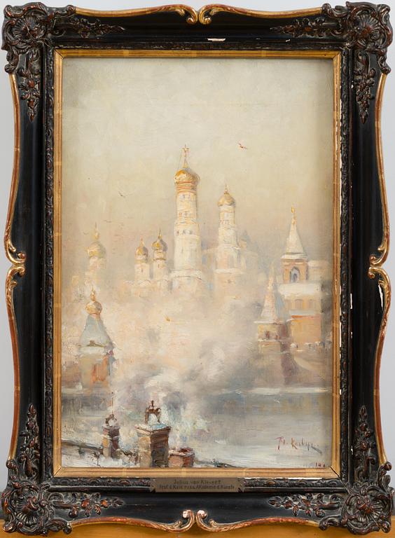 JULIUS VON KLEVER, VINTERN 1911, MOSKVA.