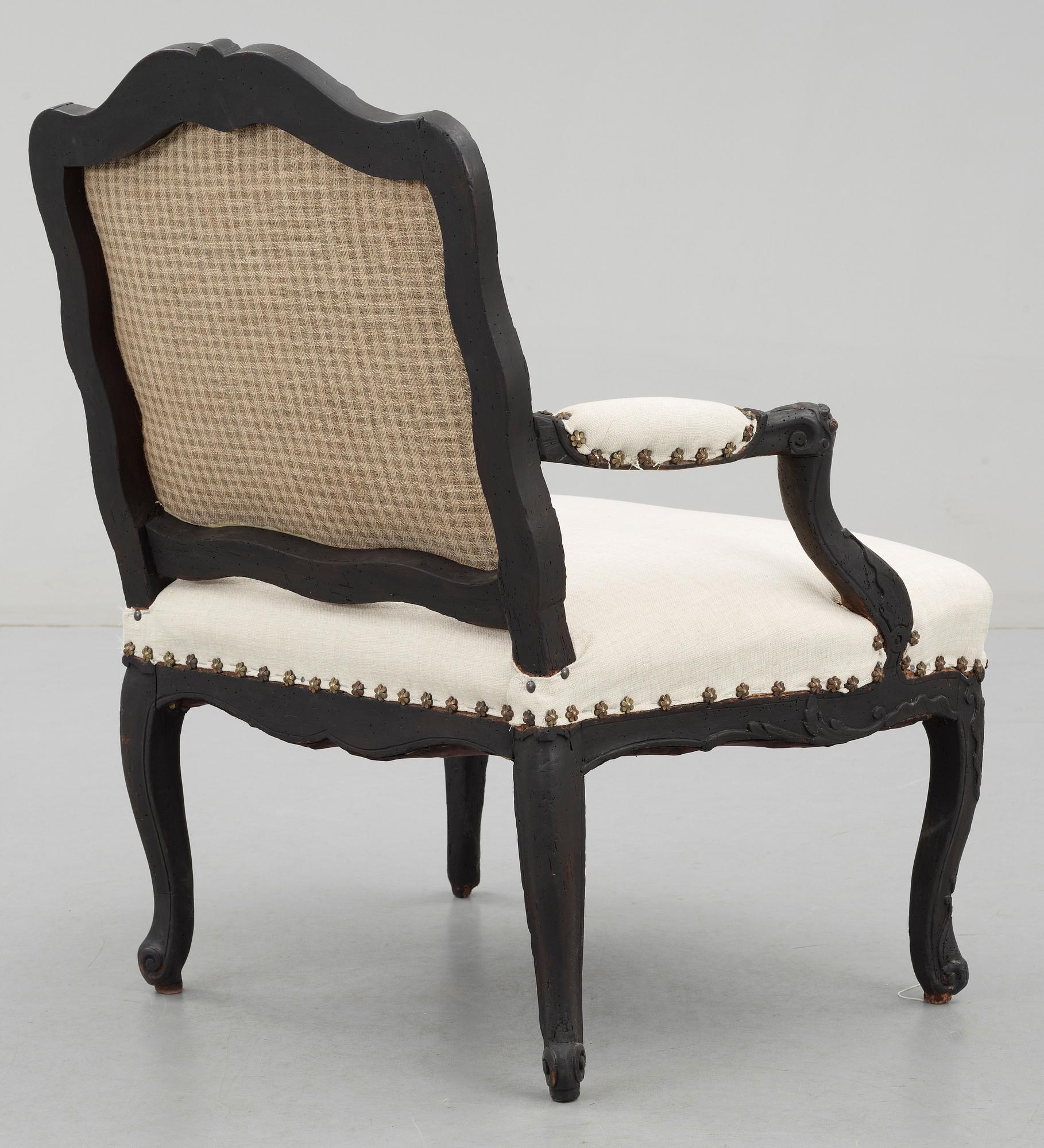 KARMSTOL, Louis XV, 1700-tal.