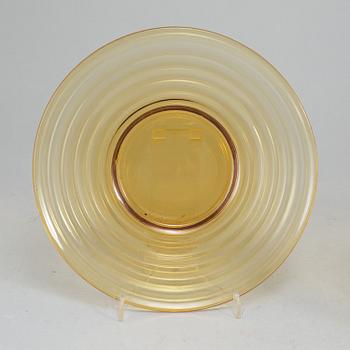 AINO AALTO, servisdelar, 15 st, glas, "Bölgeblick", Karhula, Finland, 1930-tal.