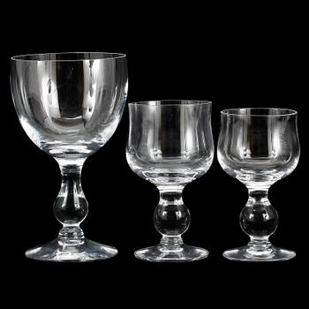 Erik Höglund · GLASSERVISDELAR, 13 st, Erik Höglund, Boda, Modell: H 40, 60/70-tal.