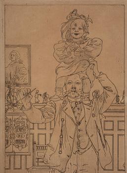 Carl Larsson, "Brita och jag".