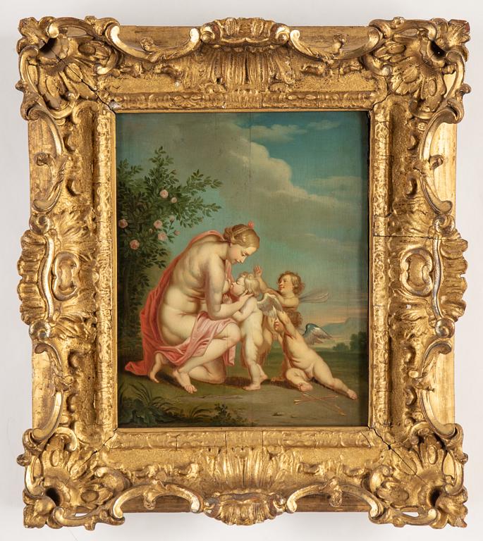 Fransk skola, 1700-tal. Olja på pannå.