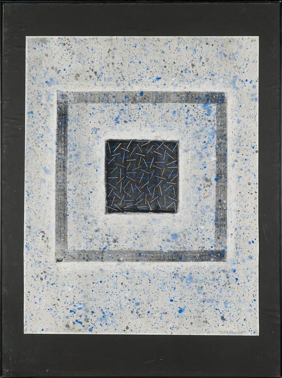 Matti Koskela, gouache, signed and dated 1983.