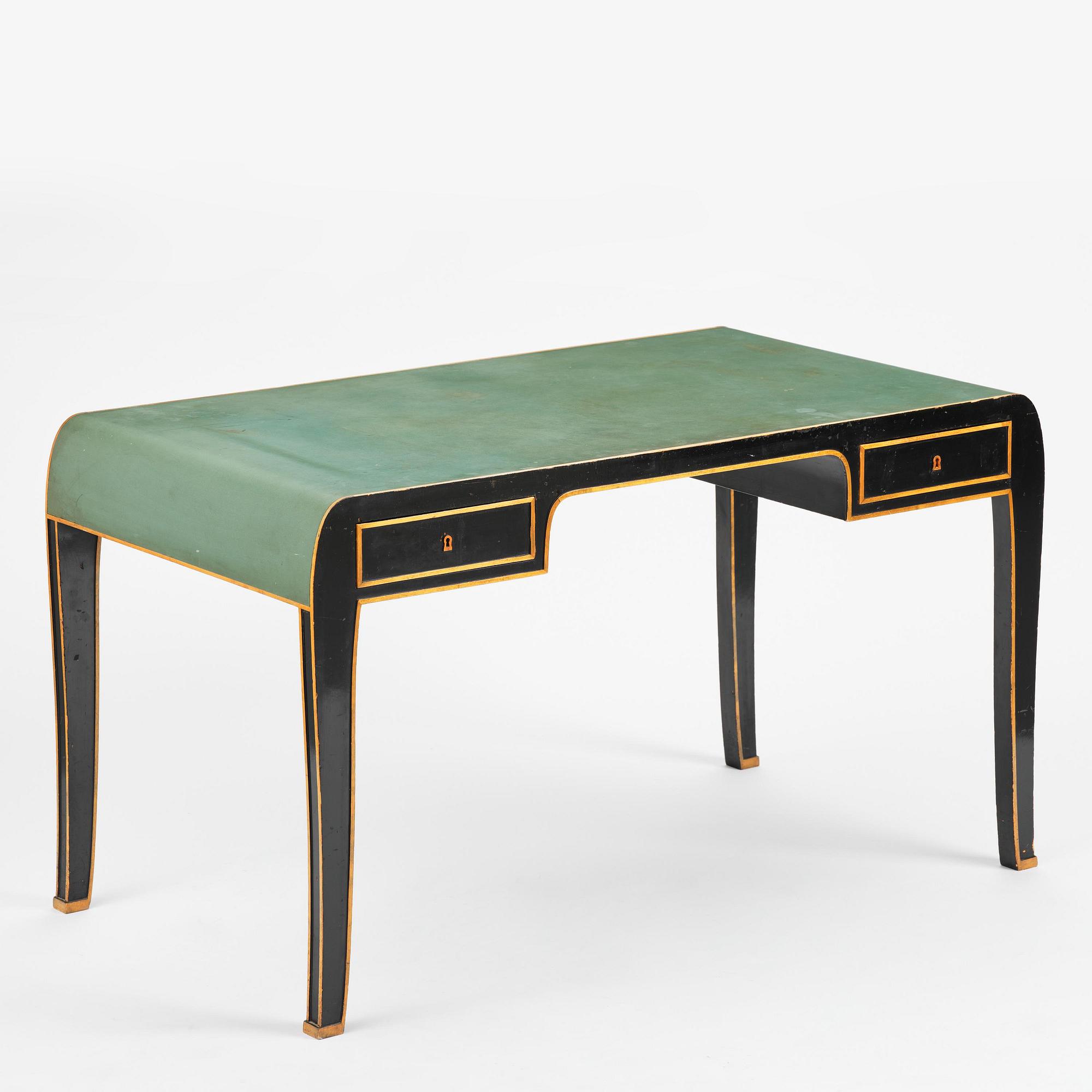 Carl Hörvik, a Swedish Grace desk, Nordiska Kompaniet, for Les Arts Décoratifs Suédois, Paris, 1928.