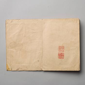 BOK, kolorerade träsnitt. Japan, 1800-tal.