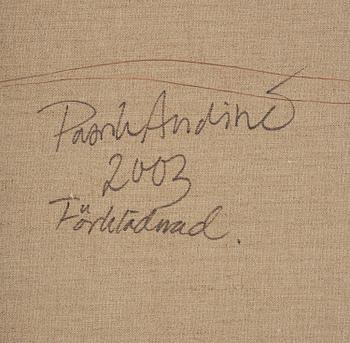 Patrik Andiné, "Förklädnad".