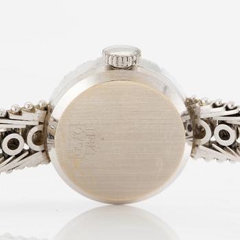 Pagy, armbandsur, 18K vitguld med diamanter, 17 mm.