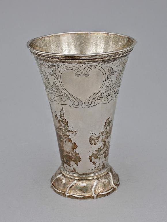 BÄGARE, silver, GAB, Stockholm 1940. Vikt ca 585 g.