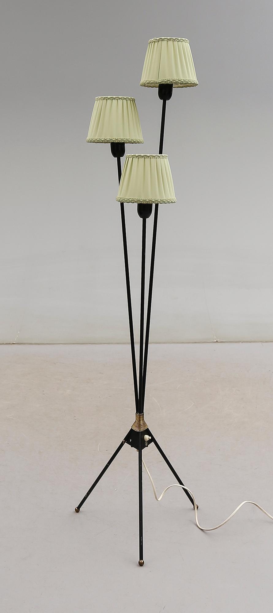 GOLVLAMPA, märkt IAE22, 1950/60 tal.