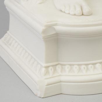 PER HASSELBERG, after, a parian ware figurine,  Gustafsberg, circa 1900-.