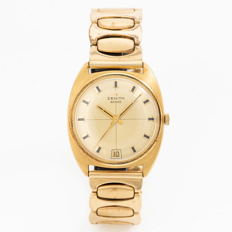 Zenith, 28,800, wristwatch, 33.5 mm.