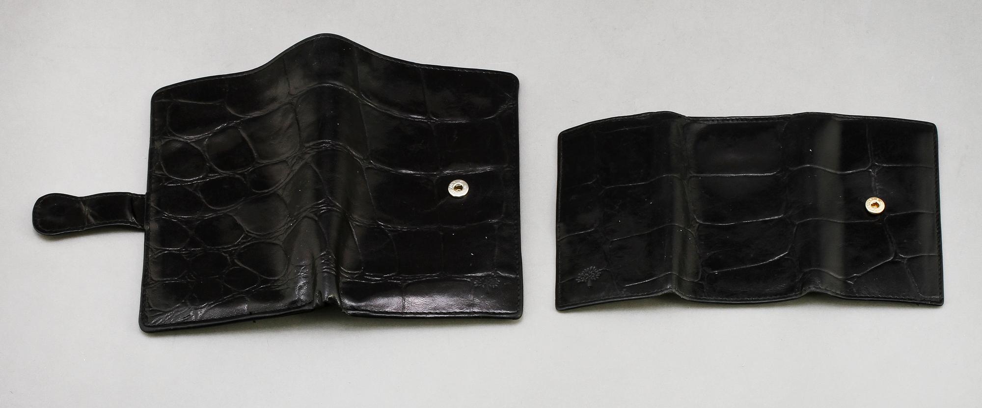 PLÅNBOK samt NYCKELFODRAL, Mulberry, 2000-tal.