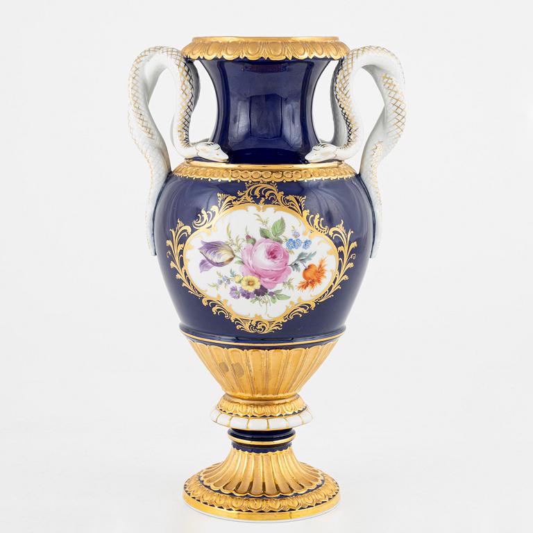 A Meissen Porcelaine Decorative Vase, mid 20th century.