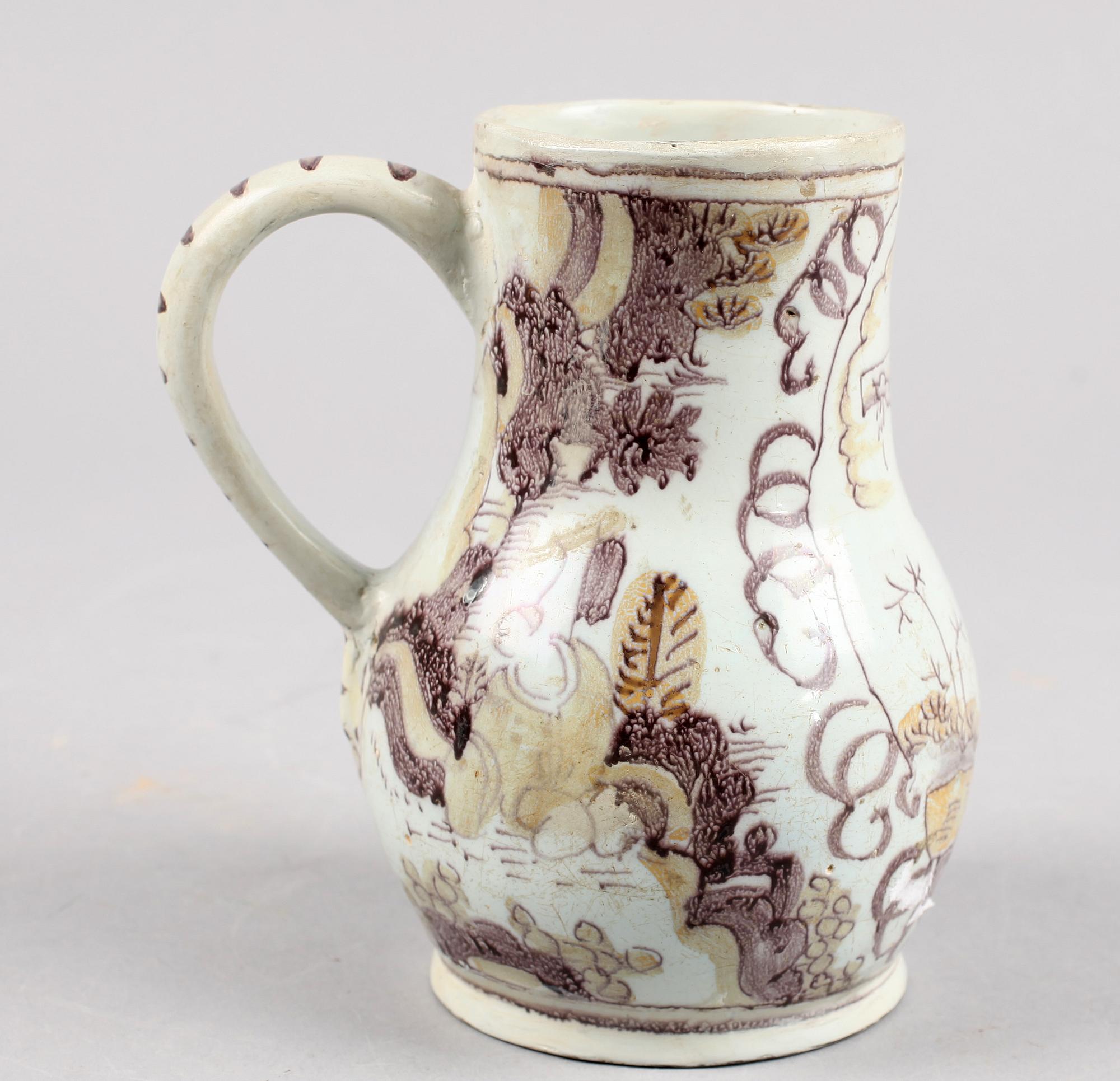 KANNA, fajans, 1700/1800-tal.