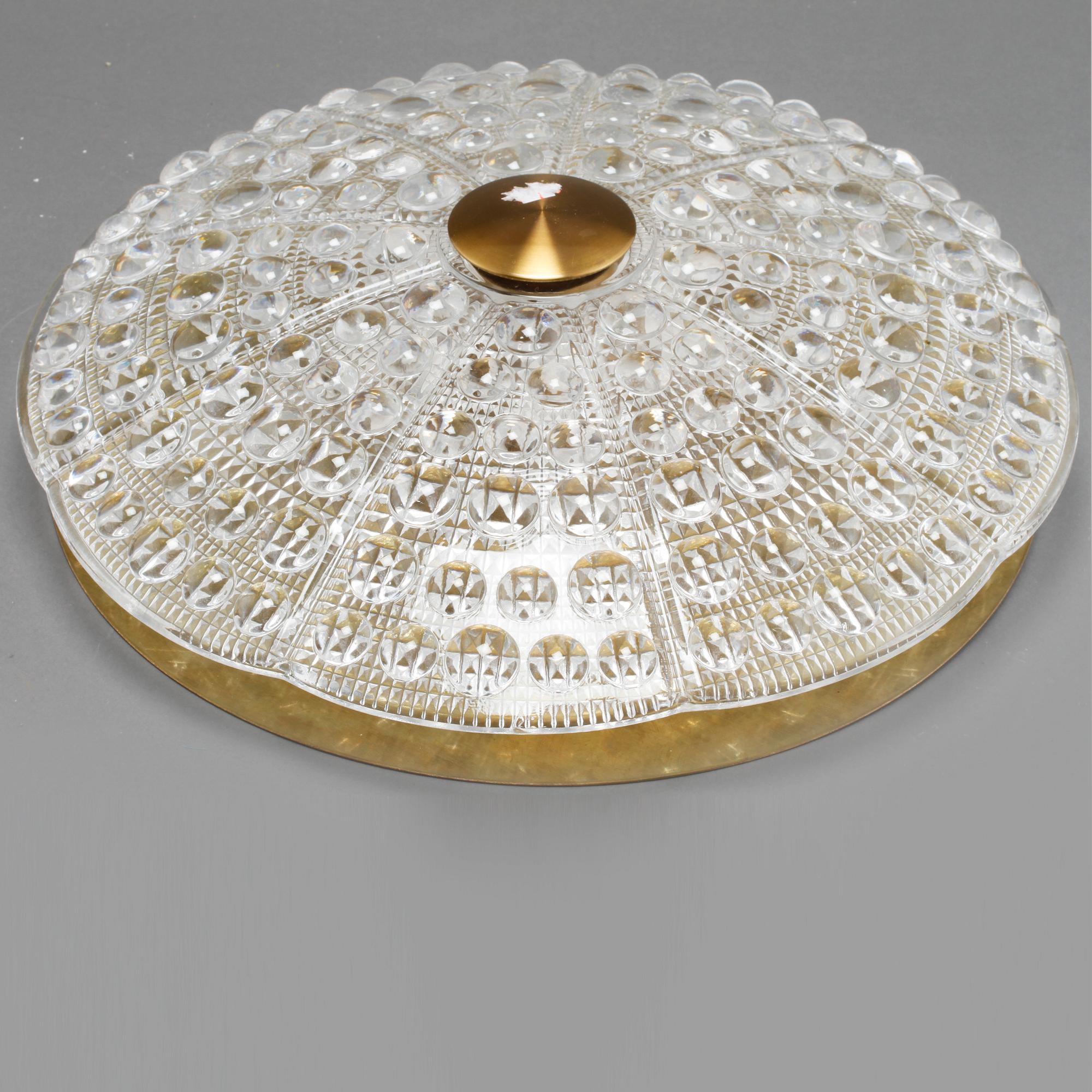 TAKPLAFOND, Carl Fagerlund, Orrefors, 1900-talets andra hälft, höjd ca 10 cm.