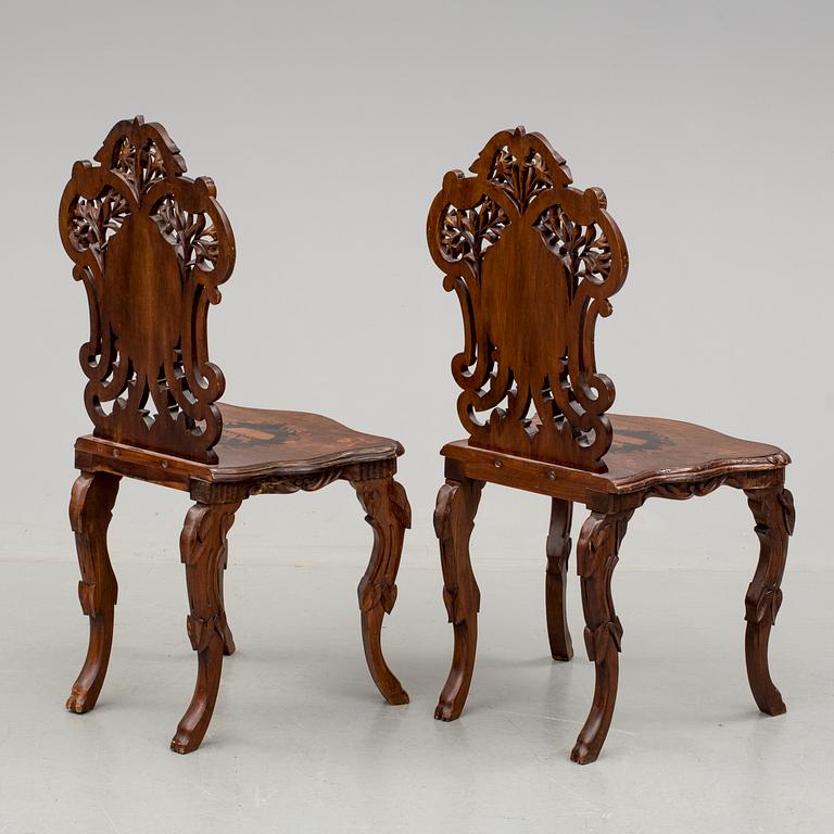STOLAR, ett par, 1800-talets slut.